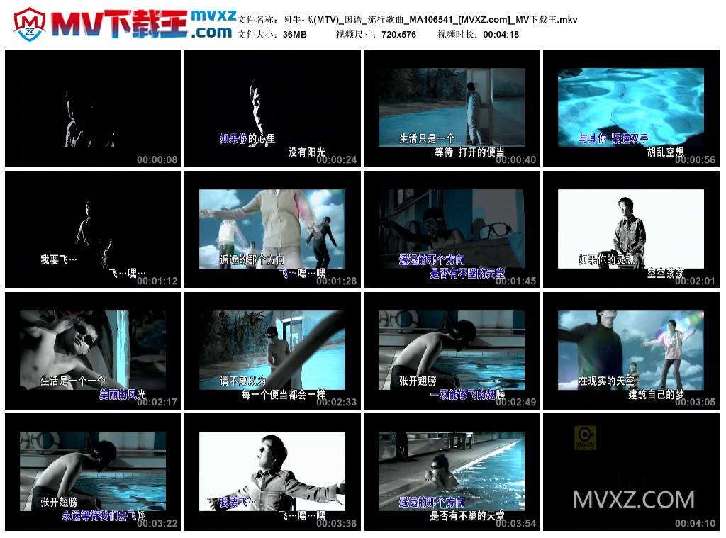 阿牛-飞(MTV)_国语_流行歌曲_MA106541